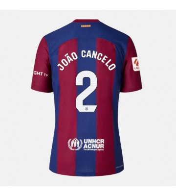 Barcelona Joao Cancelo #2 Hjemmebanetrøje Dame 2023-24 Kort ærmer